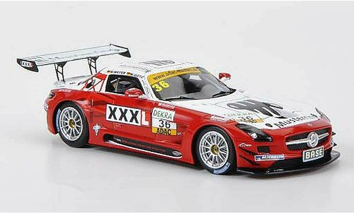 Mercedes SLS GT3 1/43 Minichamps AMG No.36 MS Racing Musterring ADAC GT Masters 2011 diecast model cars