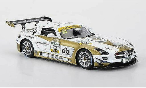 Mercedes SLS GT3 1/43 Minichamps AMG No.32 Heico Motorsport D.Baumann / H.Proczyk ADAC GT Masters 2011 diecast model cars