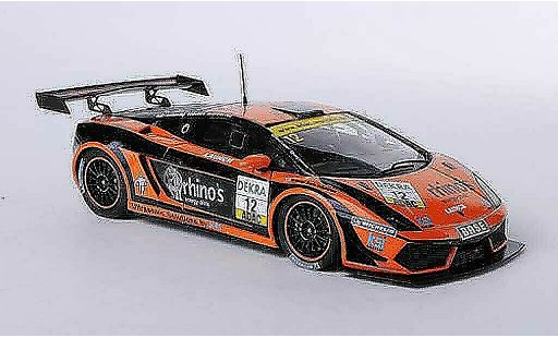 Lamborghini Gallardo LP600 1/43 Minichamps 2011 No.12 Team Rhinos Leipert MS ADAC GT Masters diecast model cars