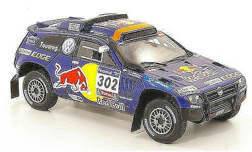 Volkswagen Touareg Dakar 1/43 Spark Race 3 No.302 Red Bull Rally 2011 diecast model cars