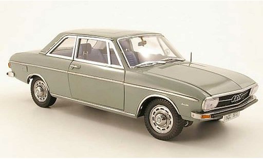 Audi 100 berline 1/18 Signature (C1) 2 portes grey green 1972 diecast model cars