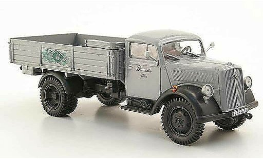 Opel Blitz Base 1/43 Hachette flatbed Booss & Co. grey (ohne Magazin) 1952 diecast model cars