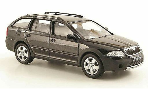 Skoda Octavia Combi 1/43 Abrex Scout black diecast model cars