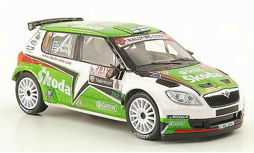 Skoda Fabia S2000 1/43 Abrex No.1 Hanninen/Markkula Rally Monte Carlo 2011 diecast model cars