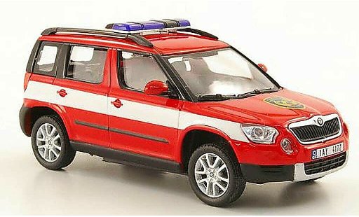 Skoda Yeti Livree Flotte 1/43 Abrex Hasici Fire brigade Tschechien diecast model cars