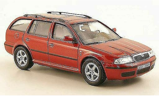 Skoda Octavia Combi 1/43 Abrex Tour red diecast model cars