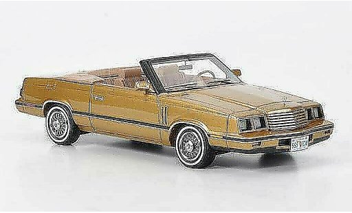 Dodge 600 Cabriolet 1/43 American Excellence Convertible gold limited edition 1984 diecast model cars