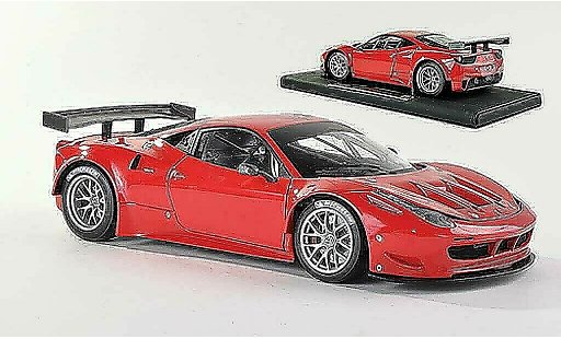 Ferrari 458 Italia GT2 1/18 Hot Wheels Elite red Presentationsfahrzeug (Elite Special) diecast model cars
