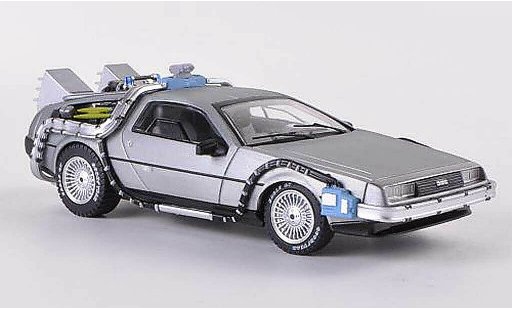 De Lorean futur I Time Machine 1/43 Hot Wheels Elite DMC-12 Back to the Future diecast model cars