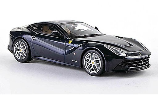 Ferrari F12 Berlinetta 1/43 Hot Wheels Elite 2 Saloon blue (Elite) diecast model cars