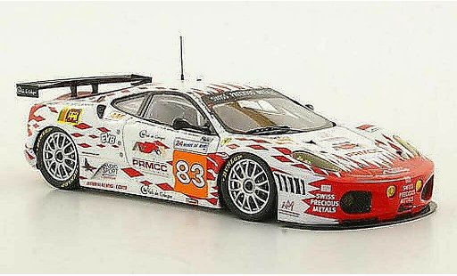 Ferrari F430 GTC 1/43 Fujimi No.83 Team JMB Racing M.Rodrigues / J.-M.Menahem / N.Marroc 24h Le Mans 2011 diecast model cars