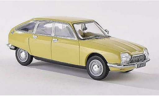 Citroen GS Berline 1/43 Norev yellow 1971 diecast model cars