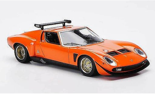 Lamborghini Miura Jota 1/43 FrontiArt SVR orange 1972 diecast model cars
