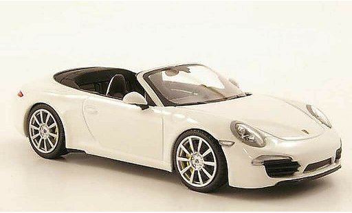 Porsche 911 Carrera 1/43 Minichamps Convertible white 2011 diecast model cars