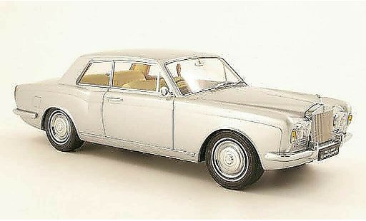 Rolls Royce Silver Shadow Mulliner Park Ward Coupe 1/18 Paragon Two-Door grey metallisee RHD 1968 diecast model cars