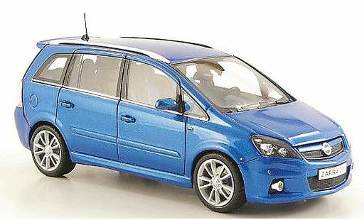 Opel Zafira B 1/43 Minichamps OPC blue diecast model cars
