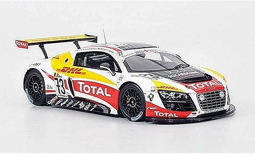 Audi R8 lms 1/43 Spark No.73 Total/DHL 24h Spa 2010 diecast model cars