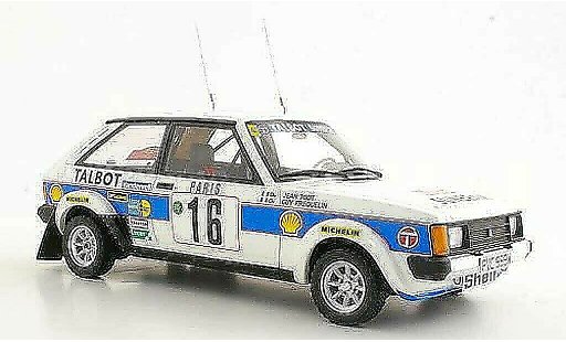 Talbot Sunbeam Lotus 1/18 Ottomobile No.16 G.Frequelin / J.Todt Rally Monte Carlo 1981 diecast model cars
