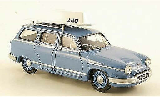 Panhard PL 17 Break 1/43 Eligor Estate blue avec Boot diecast model cars