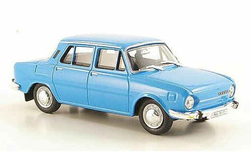 Skoda 110 Base 1/43 Abrex blue 1969 diecast model cars