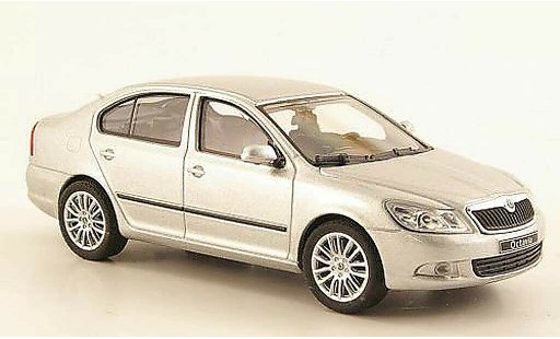 Skoda Octavia Base 1/43 Abrex grey 2008 diecast model cars