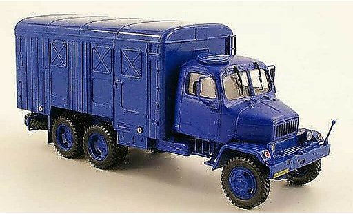 Praga V3S Kasten 1/43 Abrex van blue diecast model cars