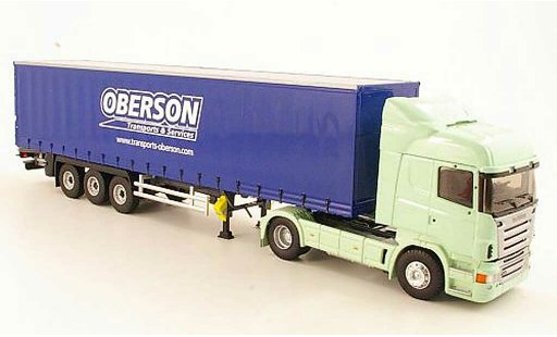 Scania Serie R Highline 1/43 Eligor Transports & Services Oberson Gardinenplanen-Sattelzug diecast model cars