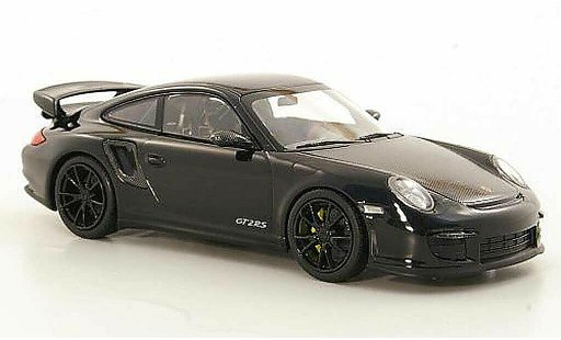 Porsche 911 GT2 RS 1/43 Minichamps 2010 (II) black/Carbonoptik diecast model cars