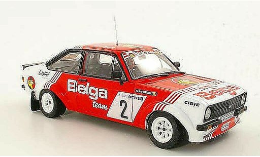 Ford Escort Rally 1/18 Sun Star 1800 No.2Belga R.Droogmans / A.GeronSkoda 1981 diecast model cars