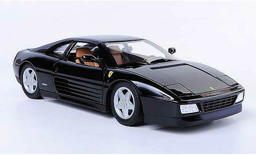 Ferrari 348 tb 1/18 Hot Wheels black diecast model cars