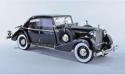 Maybach SW SW38 1/18 Signature 38 cabriolet Spohn black 4-portes (Premium) 1937 diecast model cars