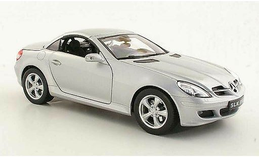 Mercedes Classe SLK Base 1/18 Welly 350 (R171) grey metallisee 2004 diecast model cars