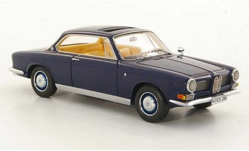 Bmw 3200 cs bertone 1/43 Neo blue 1961 diecast model cars