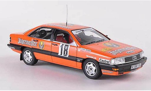 Audi 200 quattro course 1/43 Neo No.18 Jagermeister Rally Baden-Wurttemberg 1987 S.Kottulinsky/M.Tuchler diecast model cars