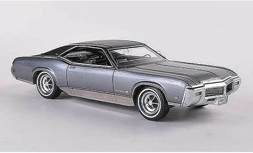 Buick Riviera Grand Sport 1/43 Neo 1969 GS grey/matt black diecast model cars