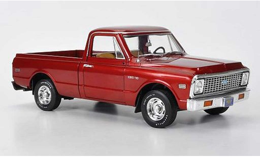 Chevrolet C-10 Pickup 1/18 Highway 61 Fleetside Pick Up red 1969 diecast model cars