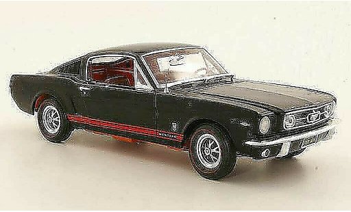 Ford Mustang Fastback 1/18 Ertl GT black/red diecast model cars