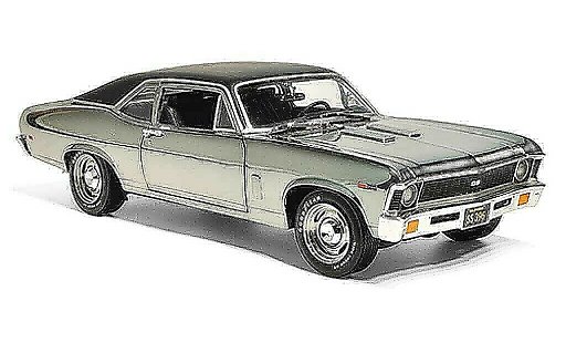 Chevrolet Nova SS 1/18 Ertl 1969 396 chrom/black diecast model cars