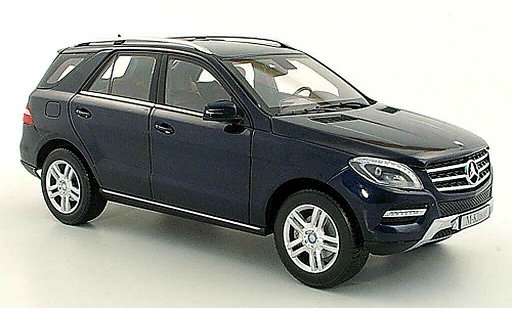 Mercedes Classe M Base 1/18 Minichamps (W166) ML blue 2011 diecast model cars