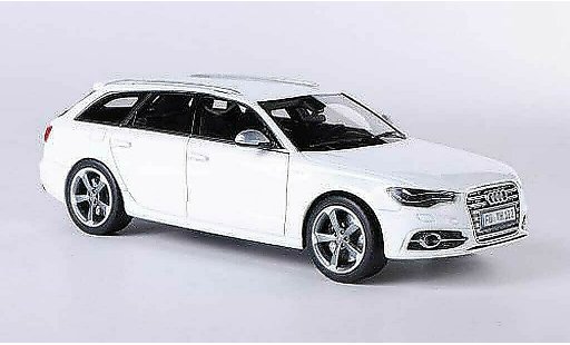 Audi S6 avant 1/43 Schuco (C7) white 2012 diecast model cars