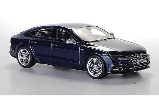 Audi S7 sportback 1/43 Schuco blue 2012 diecast model cars