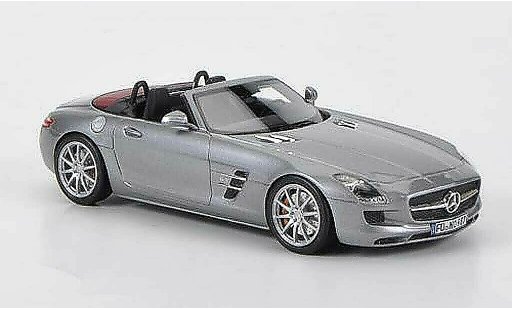 Mercedes SLS Roadster 1/43 Schuco AMG (A197) grey 2012 diecast model cars