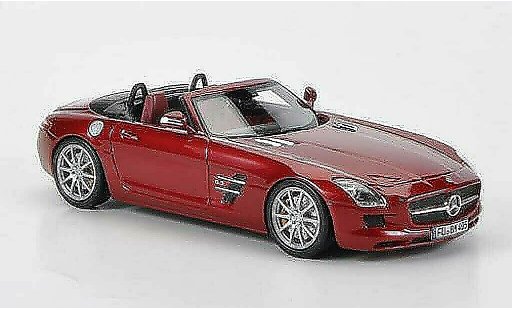 Mercedes SLS Roadster 1/43 Schuco AMG (A197) red diecast model cars