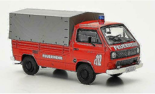 Volkswagen T3 B 1/43 Premium ClassiXXs flatbed/Plane Fire brigade diecast model cars