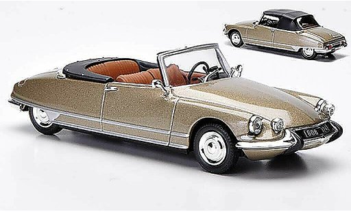 Citroen DS 21 1/43 Norev Convertible greybeige 1966 diecast model cars