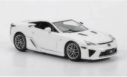 Lexus LFA Base 1/43 Minichamps white avec Figur 2010 diecast model cars