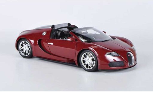 Bugatti Veyron Grand Sport 1/18 Minichamps red 2010 diecast model cars
