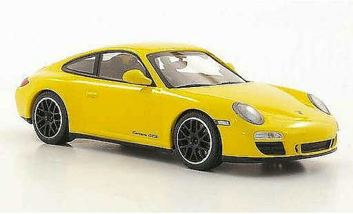 Porsche 911 GTS 1/43 Minichamps Carrera (II) yellow 2011 diecast model cars