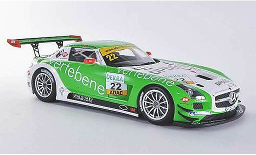 Mercedes SLS GT3 1/18 Minichamps AMG No.22 MS Racing D.Sigacev / F.Stoll ADAC GT Masters-Saison 2011 diecast model cars