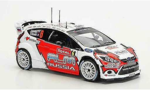 Ford Fiesta WRC 1/43 Spark No.6 ALM Russia Rally Monte Carlo 2012 diecast model cars